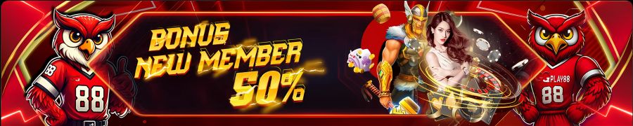 BONUS NEW MEMBER 50%